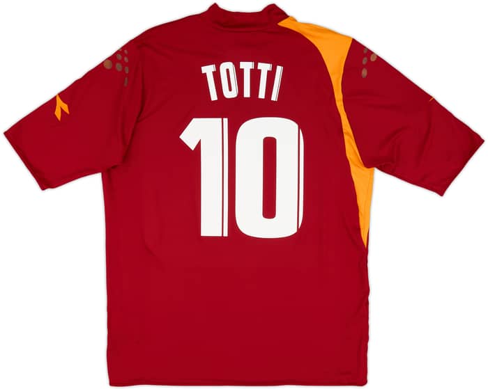 2005-06 Roma Home Shirt Totti #10 (XL)