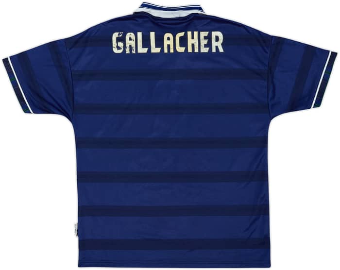 1998-00 Scotland Home Shirt Gallacher - 4/10 - (S)
