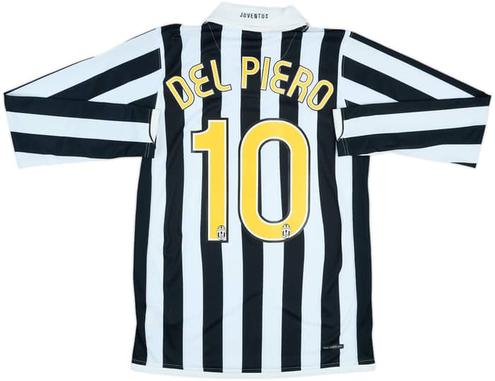2006-07 Juventus Home L/S Shirt Del Piero #10 (S)