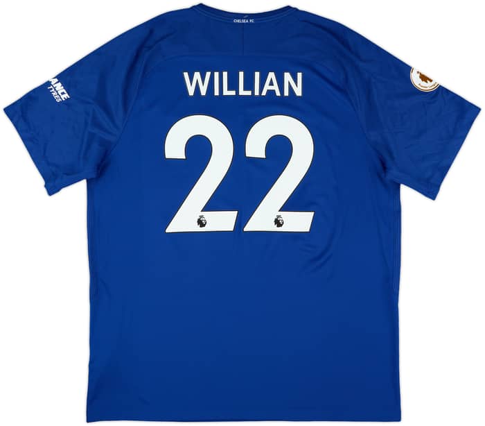 2017-18 Chelsea Home Shirt Willian #22 (XXL)