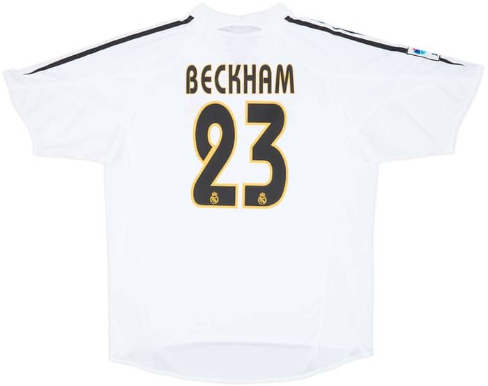 2004-05 Real Madrid Home Shirt Beckham #23 (L)