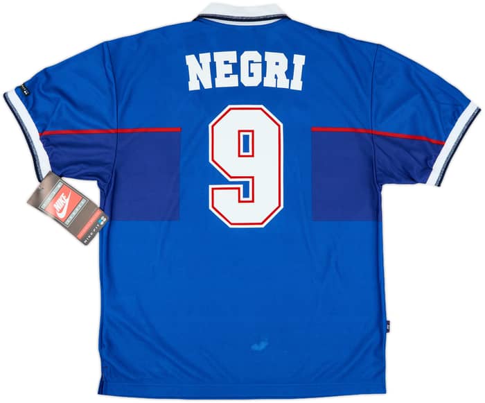 1997-99 Rangers Home Shirt Negri #9 (L)