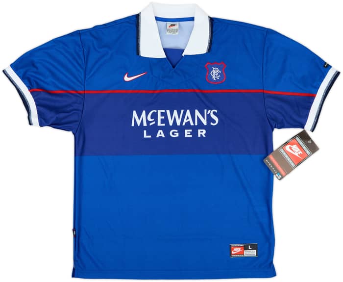 1997-99 Rangers Home Shirt Negri #9 (L)