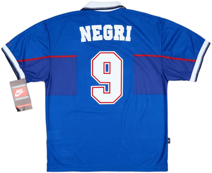 1997-99 Rangers Home Shirt Negri #9 (L)