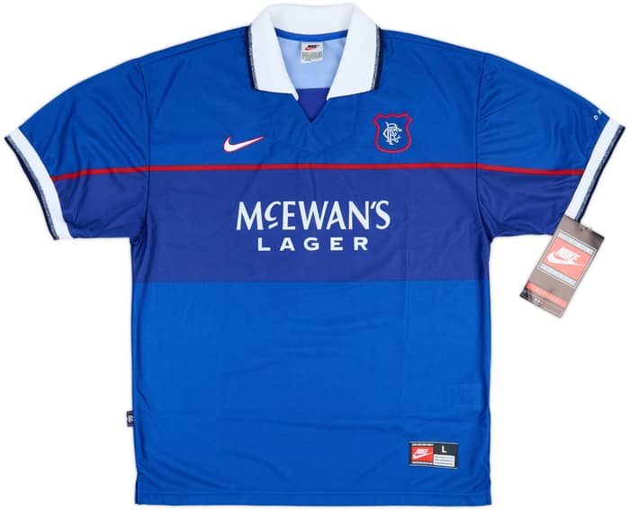 1997-99 Rangers Home Shirt Negri #9 (L)