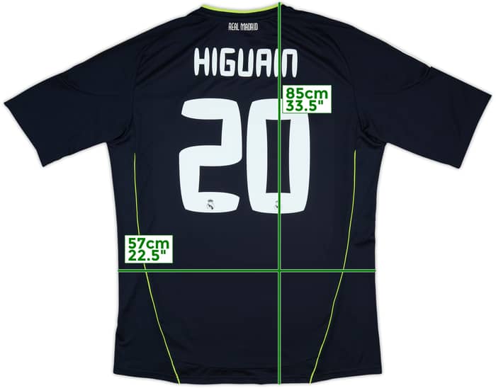 2010-11 Real Madrid Away Shirt Higuain #20 (XL)