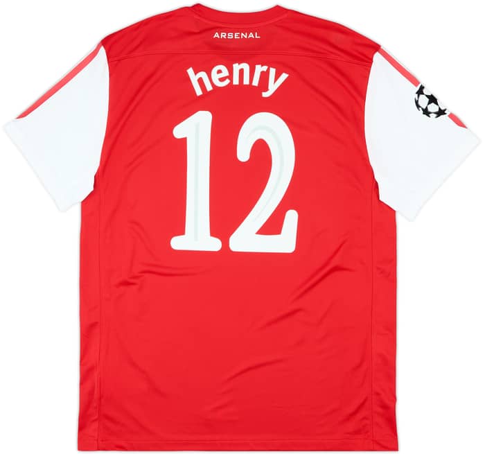 2011-12 Arsenal Home Shirt Henry #12 (XL)