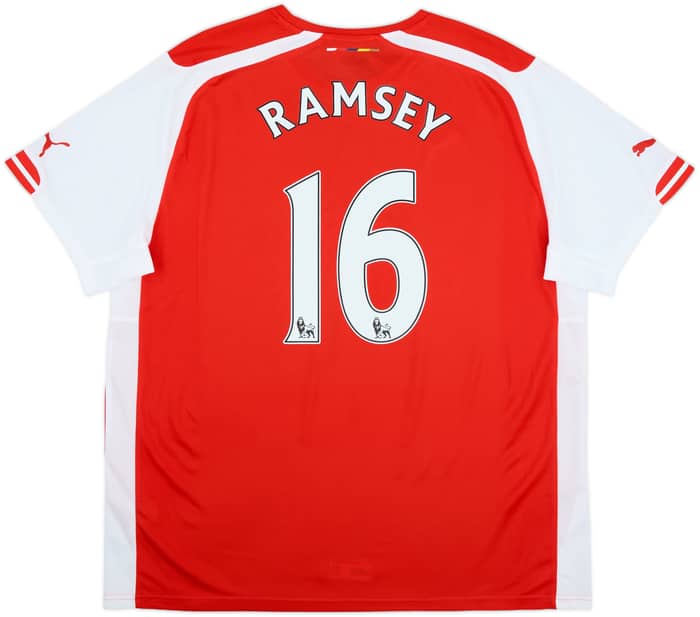 2014-15 Arsenal Home Shirt Ramsey #16 (XXL)