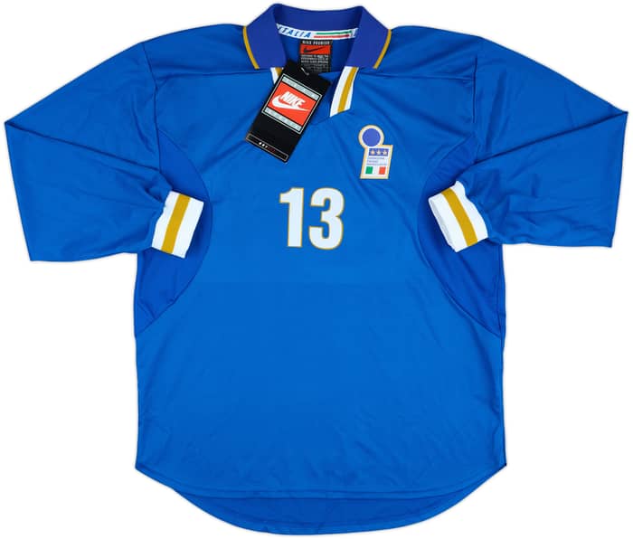1996-97 Italy Player Issue Home L/S Shirt #13 (XL)