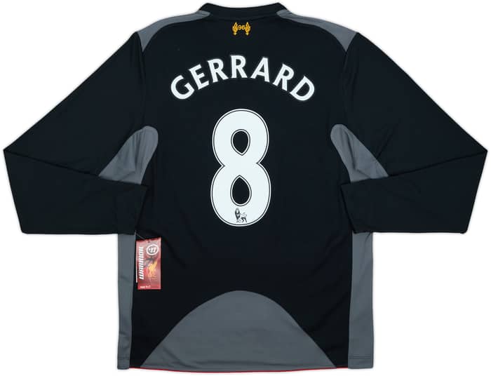 2012-13 Liverpool Away L/S Shirt Gerrard #8 (S)