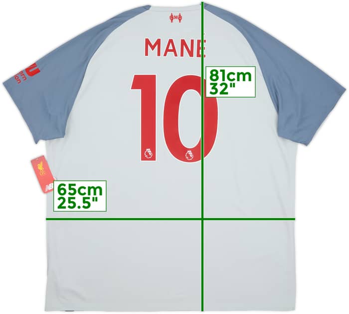2018-19 Liverpool Third Shirt Mane #10 (XXL)