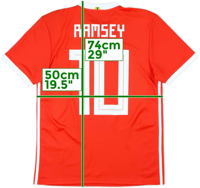 2018-19 Wales Home Shirt Ramsey #10 (M)