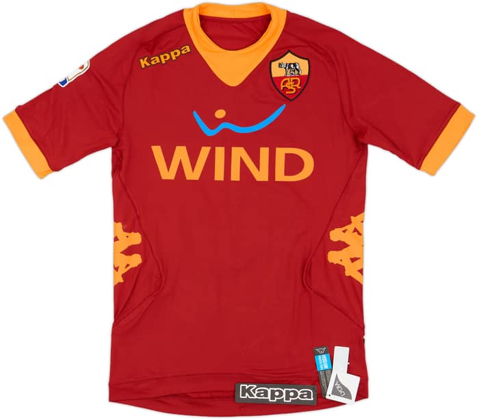 2011-12 Roma Home Shirt De Rossi #16 (S)