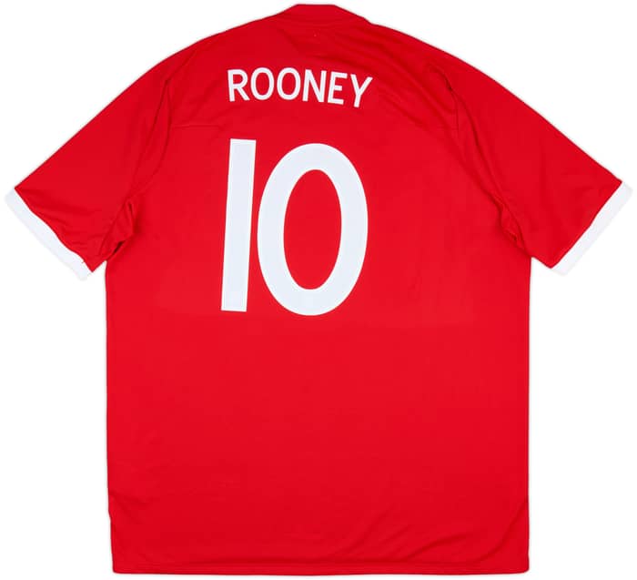 2010-11 England Away Shirt Rooney #10 (XXL)