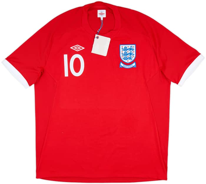 2010-11 England Away Shirt Rooney #10 (XXL)