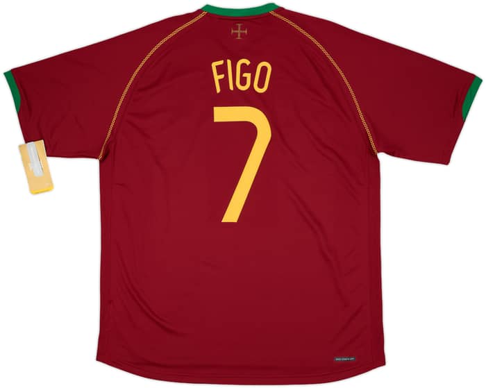 2006-08 Portugal Home Shirt Figo #7 (XL)