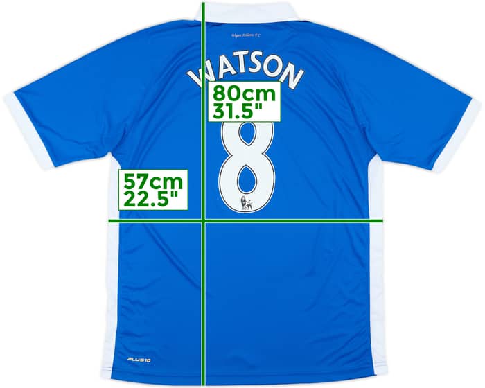 2011-12 Wigan Home Shirt Watson #8 (XL)