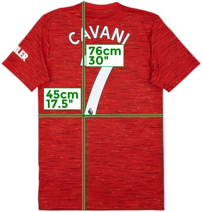 2020-21 Manchester United Home Shirt Cavani #7 (S)