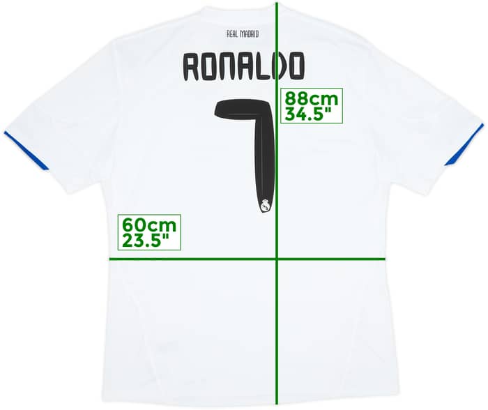 2010-11 Real Madrid Camiseta de local Ronaldo #7 (XXL)