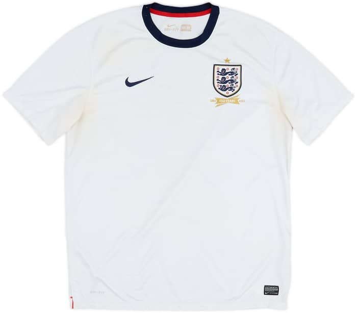 2013 England 150th Anniversary Home Shirt - 4/10 - (XL)