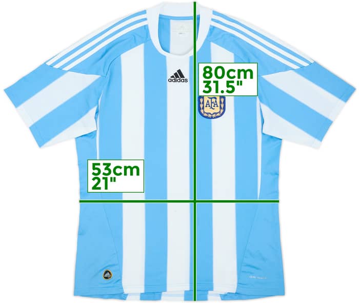 2010-11 Argentina Home Shirt - 5/10 - (L)