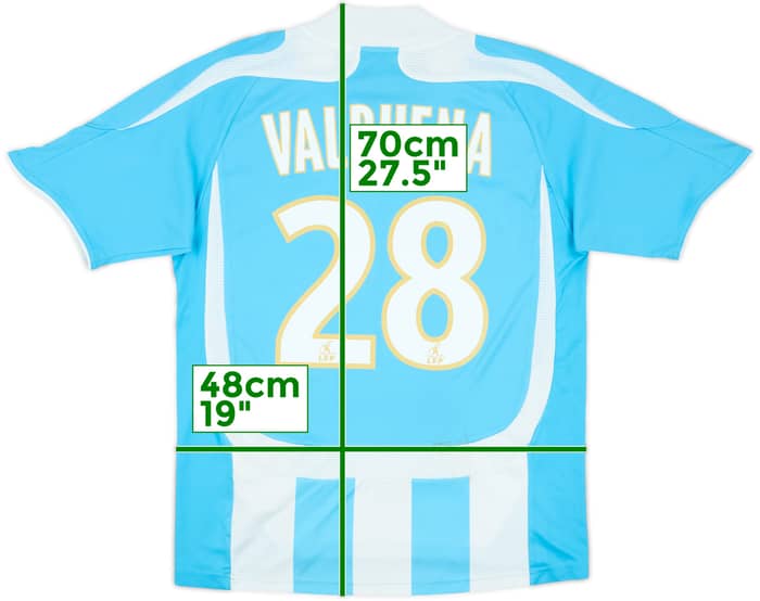2007-08 Olympique Marseille Away Shirt Valbuena #28 - 7/10 - (L.Boys)