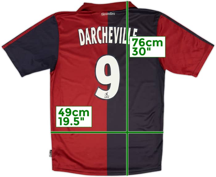 2003-04 Bordeaux Third Shirt Darcheville #9 - 4/10 - (S)