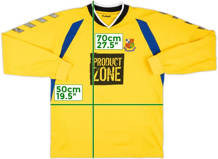 2004-05 Wealdstone Match Issue Away L/S Shirt #10