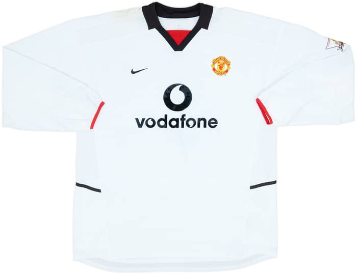 2002-03 Manchester United Away L/S Shirt O'Shea #22 - 7/10 - (XXL)