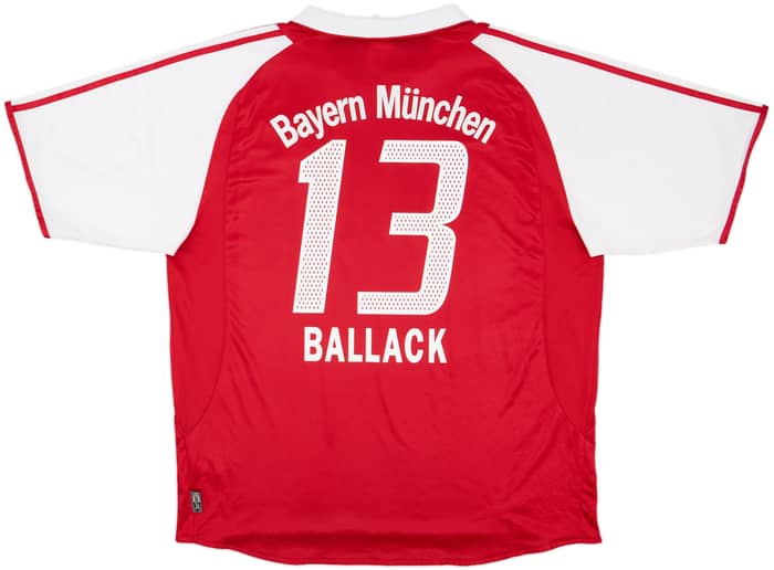 2004-05 Bayern Munich Home Shirt Ballack #13 - 9/10 - (XL)