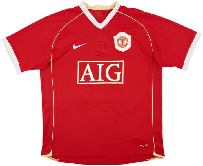 2006-07 Manchester United Home Shirt Solskjaer #20 - 5/10 - (L)
