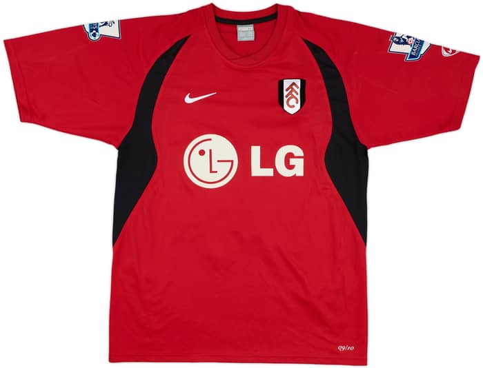 2009-10 Fulham Match Issue Signed Away Shirt Moscatiello #59