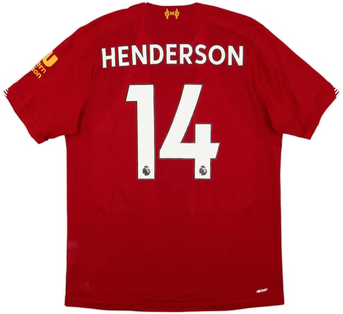 2019-20 Liverpool Home Shirt Henderson #14 - 8/10 - (M)