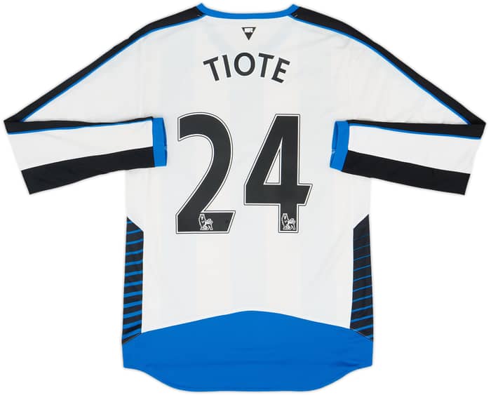 Camiseta de local de manga larga del Newcastle 2015-16 Tiote #24 - 8/10 - (S)
