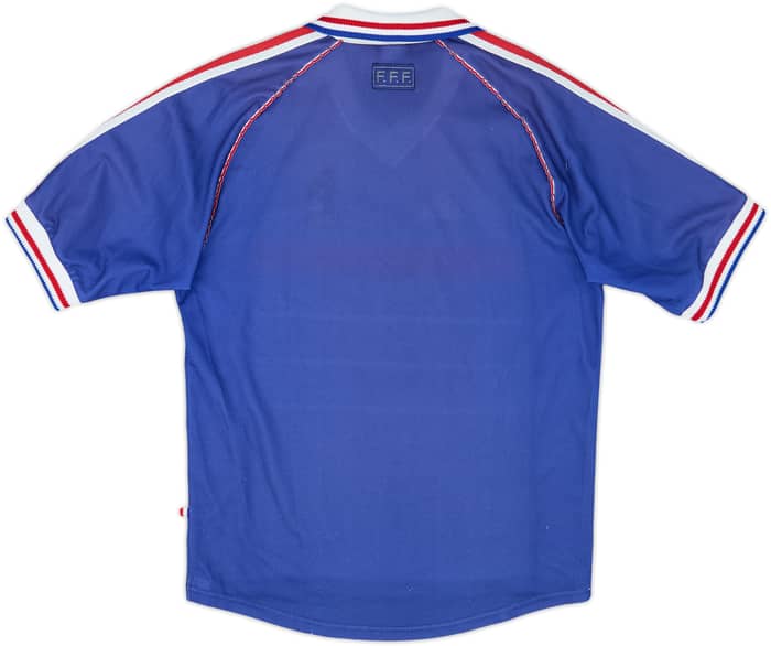 Camiseta de local de Francia 'Pour Toi Zinedine Zidane' 1998-00 - 5/10 - (S)