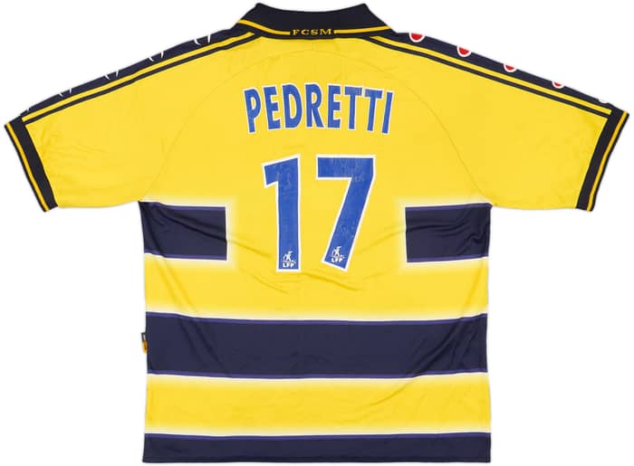 2002-04 Sochaux Home Shirt Pedretti #17 - 6/10 - (XL)