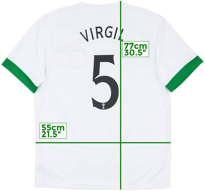 2014-15 Celtic European Third Shirt Virgil #5 - 8/10 - (L)