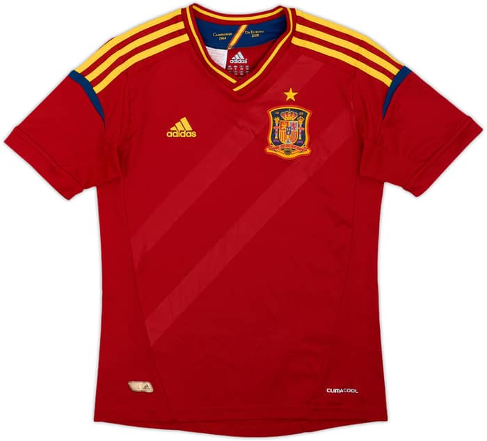 2011-12 Spain Home Shirt - 8/10 - (M.Boys)
