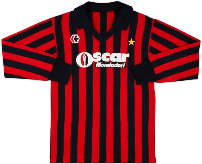 1984-85 AC Milan Home L/S Shirt #7 - 10/10 - (M)