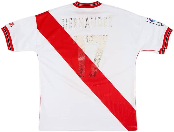 1999-00 Rayo Vallecano Home Shirt Hernandez #17 - 4/10 - (XXL)