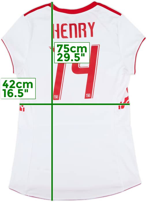2010 New York Red Bulls Home Shirt Henry #14 - 9/10 - (Women's L)