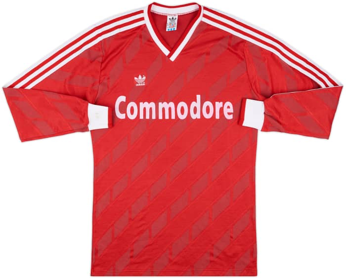 1986-87 Bayern Munich Match Issue European Cup Home L/S Shirt #6