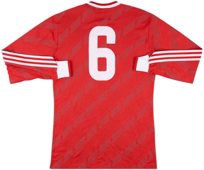 1986-87 Bayern Munich Match Issue European Cup Home L/S Shirt #6