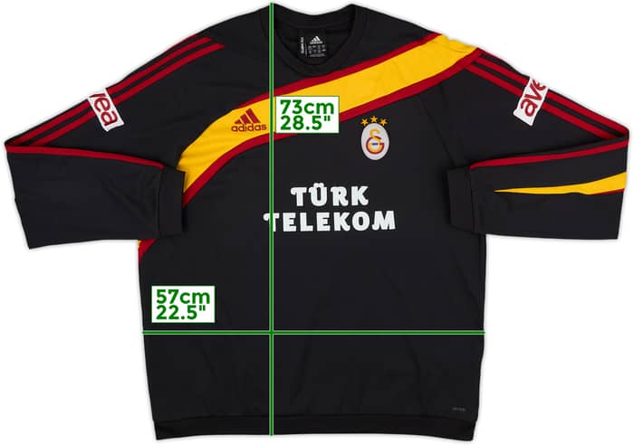 2009-10 Galatasaray adidas Sweat Top - 5/10 - (XL)