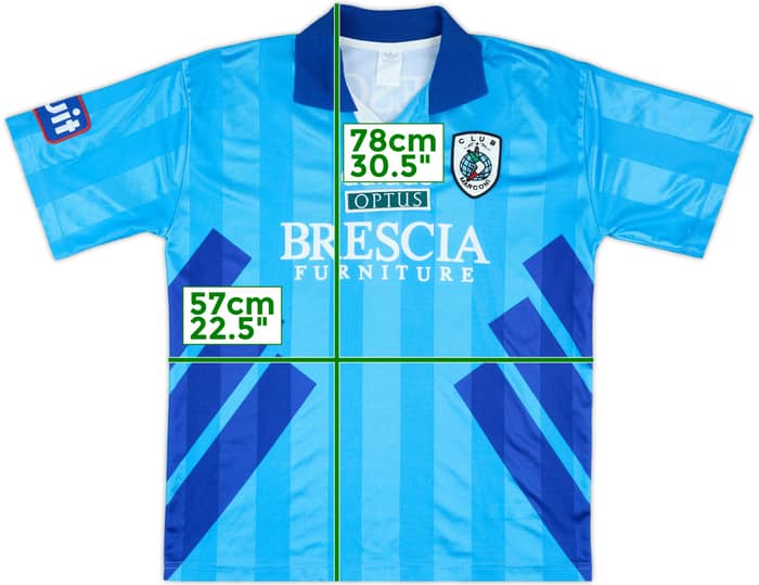1994-95 Marconi Stallions Match Issue Home Shirt #7