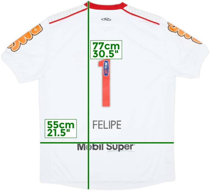 Camiseta de portero del Flamengo 2012 Felipe #1 (L)