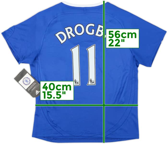 2006-08 Chelsea Home Shirt Drogba #11 (Women's M)