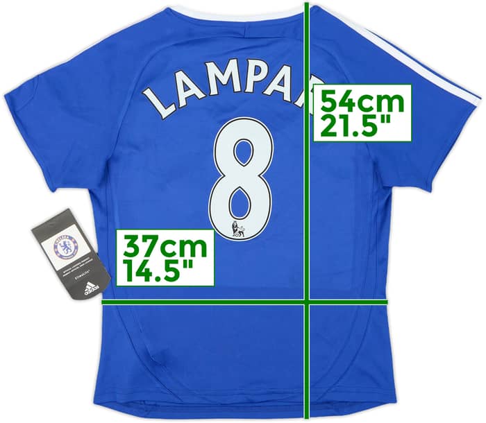2006-08 Chelsea Home Shirt Lampard #8 (Women's S)