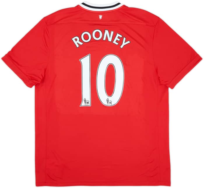 2011-12 Manchester United Home Shirt Rooney #10 (XL)