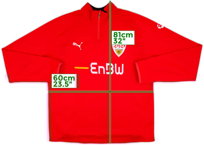 2008-09 Stuttgart Puma 1/4 Zip Drill Top - 5/10 - (XL)